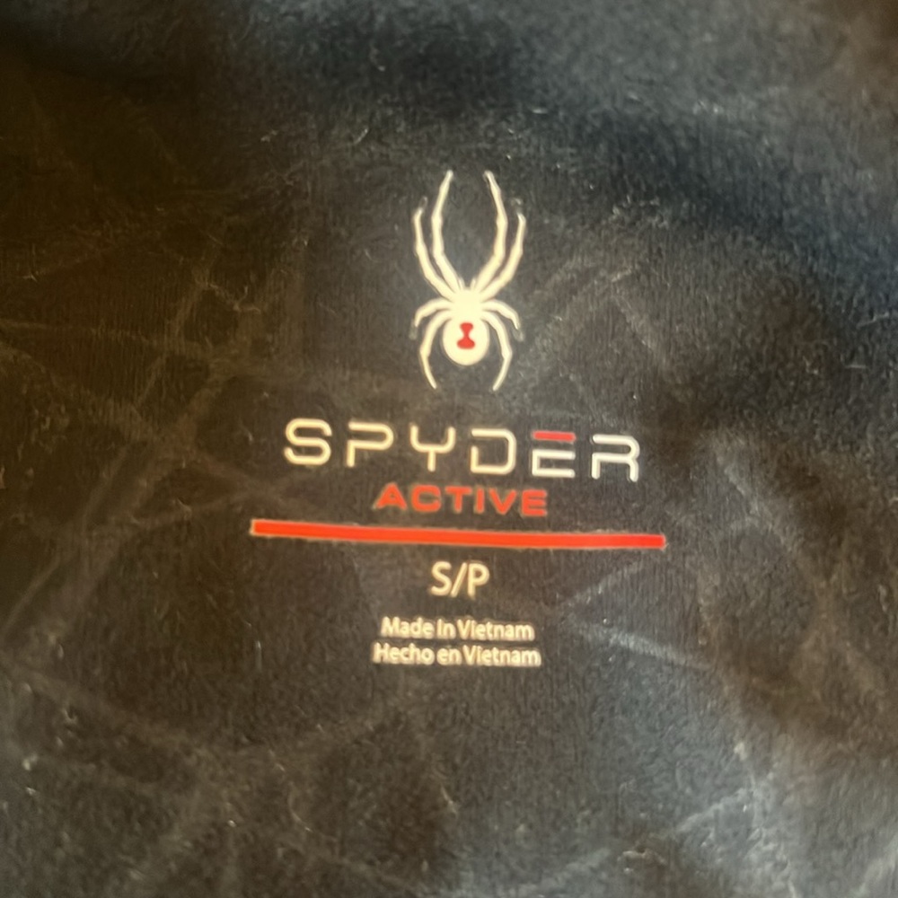 Spyder Active Performance High Rise Fit Leggings Cropped Black Women’s Small - Picture 8 of 8